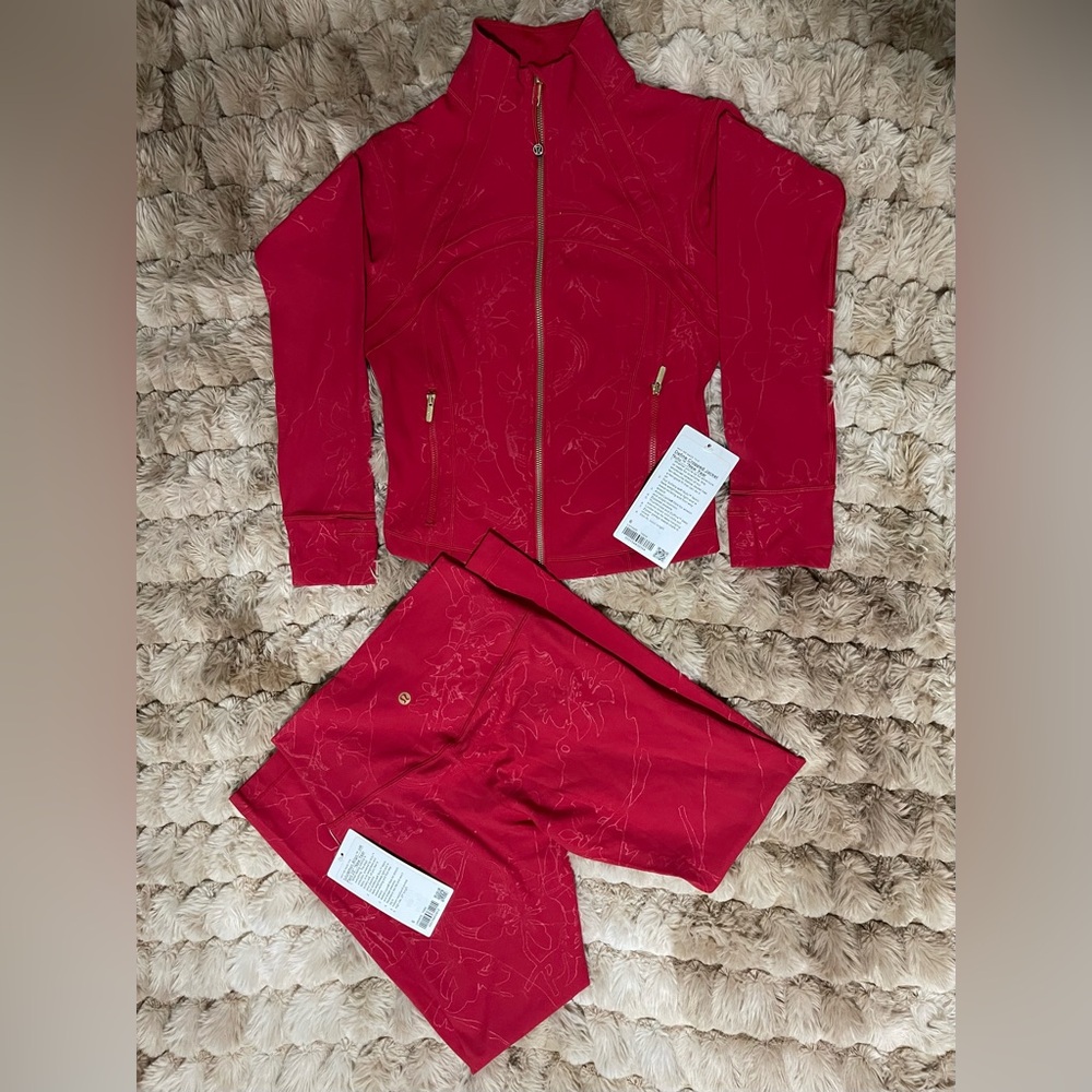 Lululemon Athletica Lunar New Year // Year of the Snake Red Set